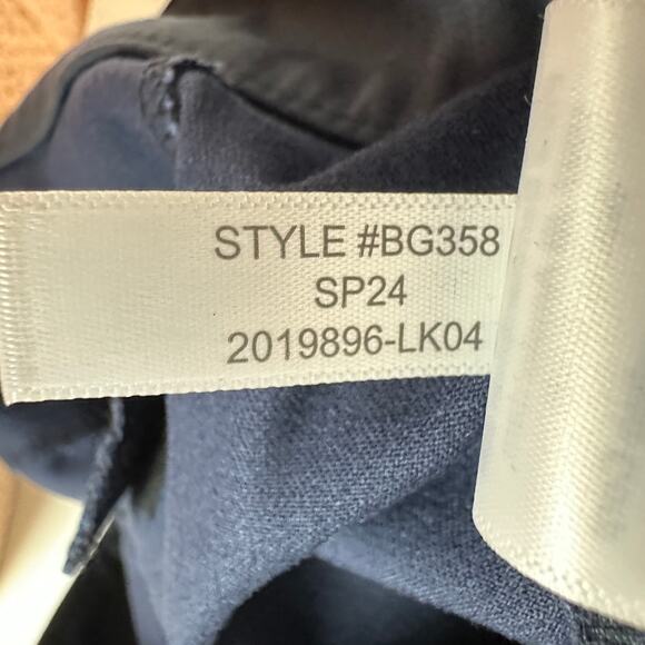 J.Crew Petite Kelsey Cotton Blend Flare Pant High Waist Navy Slim Crop US 8 NWT - Picture 11 of 13